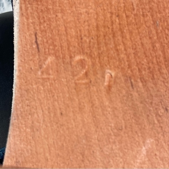 Skola Susannah black wood and leather clogs - Picture 11 of 12